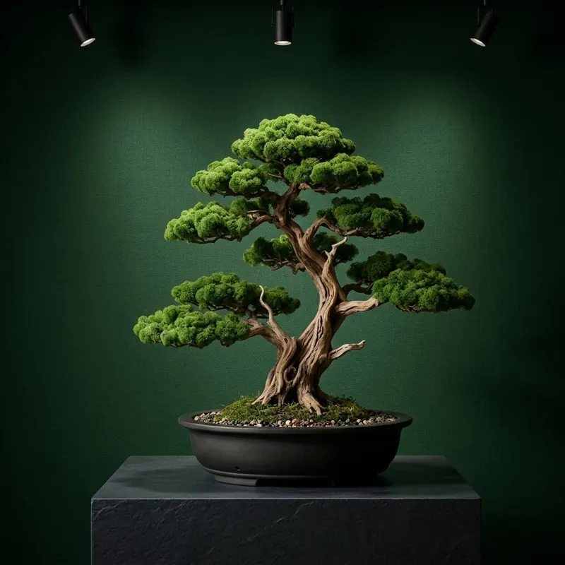 Bonsai Ağaç 01 - Farklı duvar rengiyle