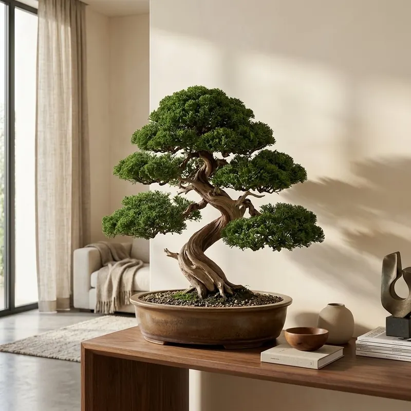 Bonsai Ağaç 02 - Farklı duvar rengiyle